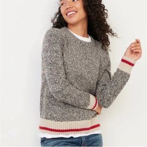 ROOTS Cabin women’s sock monkey crewneck sweater size small